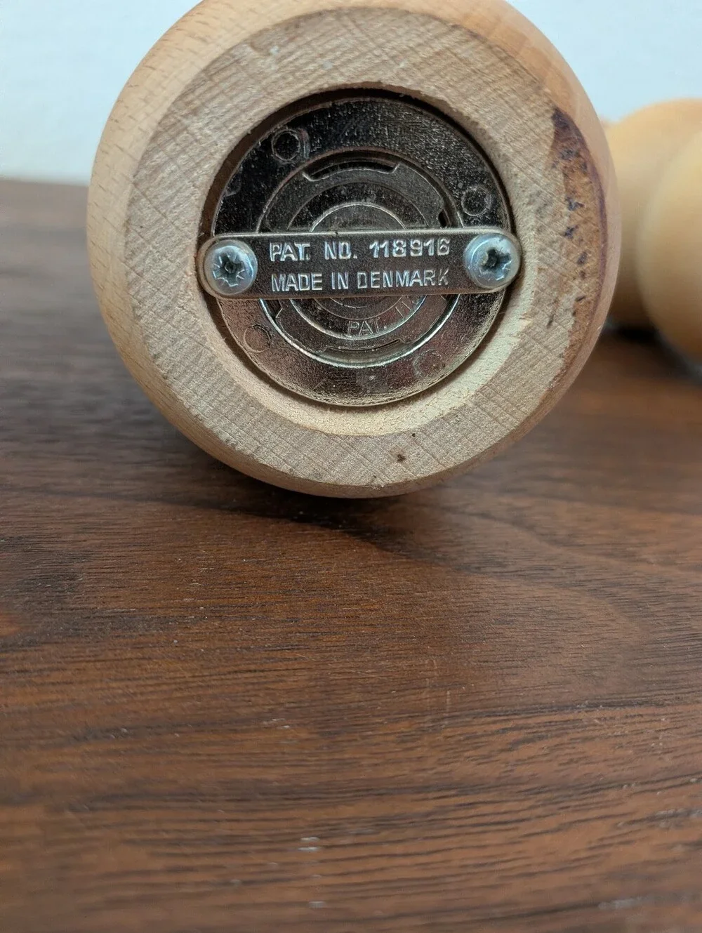 Vintage Denmark Mid-Century Salt And Pepper Grinders 6
